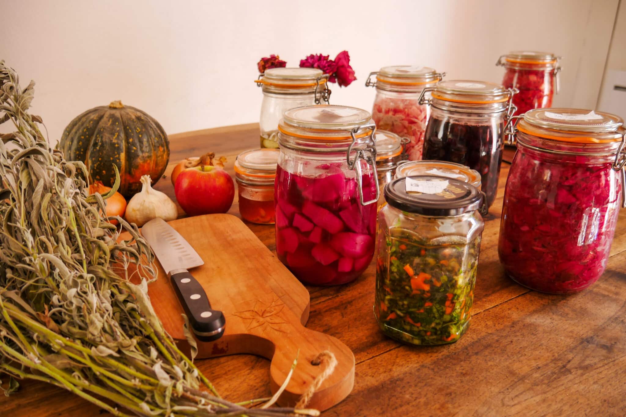 Lactofermentation légumes d'automne